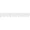 Ekena Millwork Wilson Architectural Grade PVC Dentil Block Trim, 8"H x 1"P x 88"L DENP08WIL02 - alternate 1